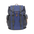 Louis Vuitton Blue Leather Backpack (Pre-Owned)