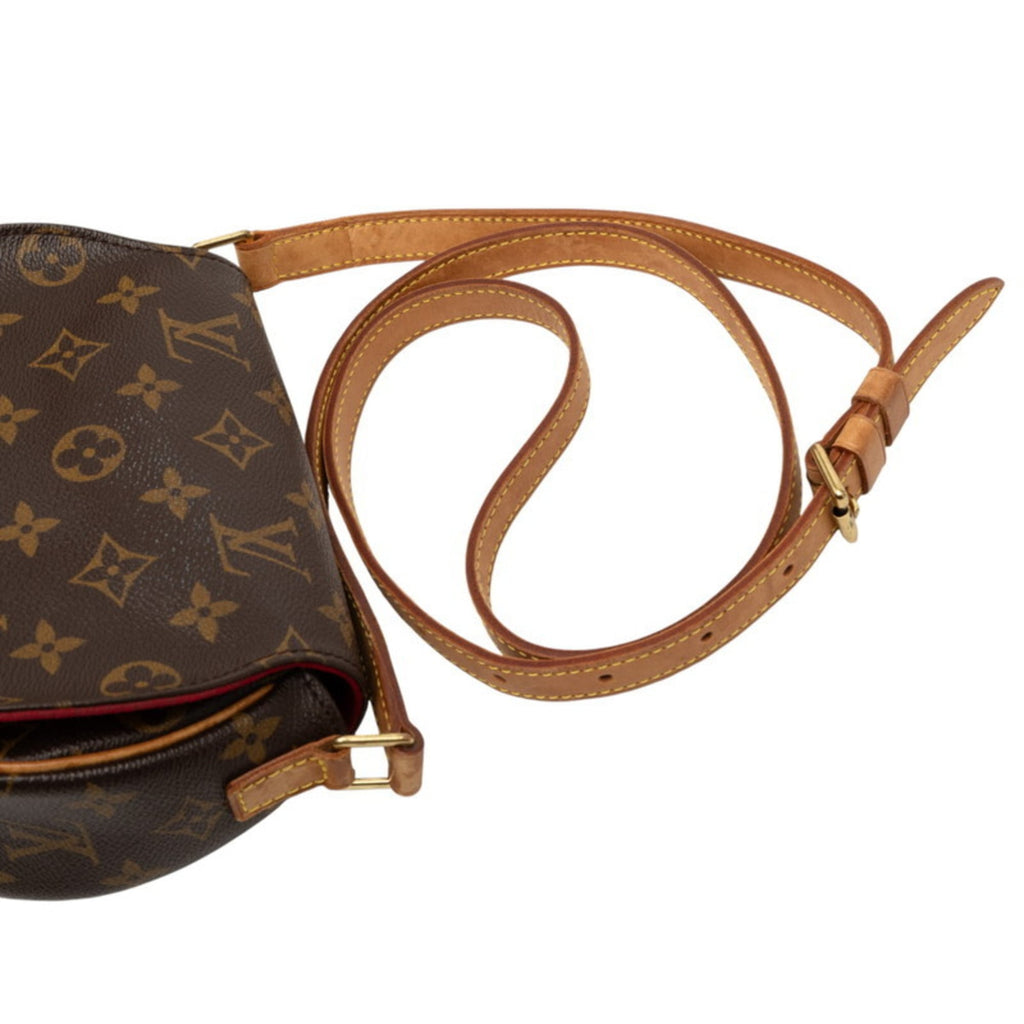 Louis Vuitton Brown Pvc Leather Shoulder Bag (Pre-Owned)