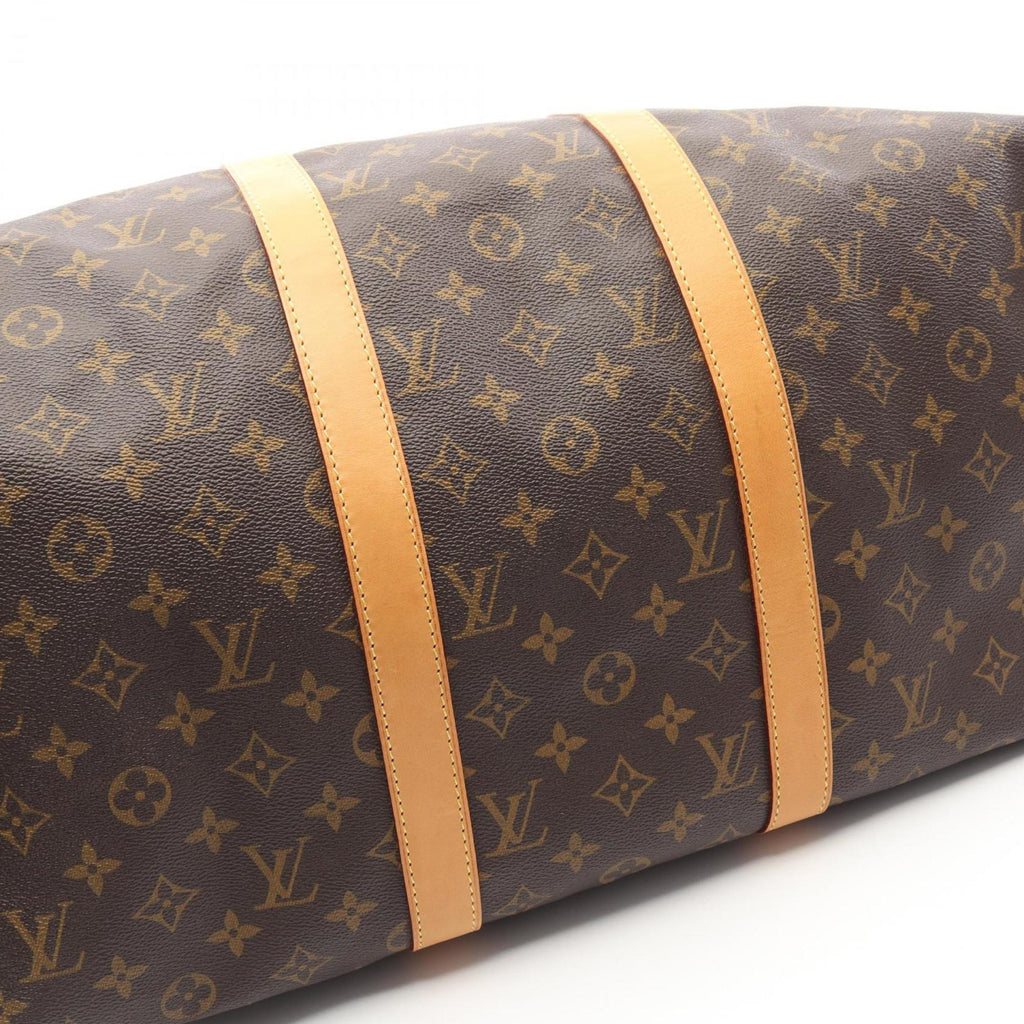 Louis Vuitton Brown Monogram Coated Canvas Boston Bag (Pre-Owned)