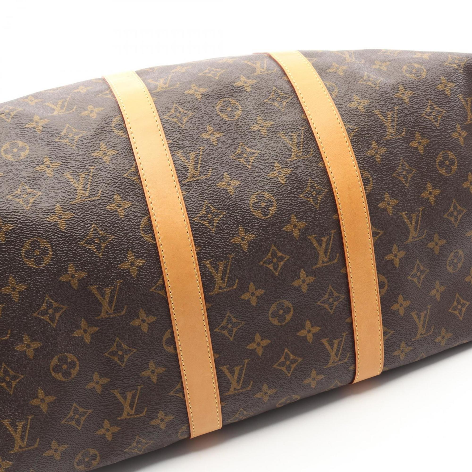 Louis Vuitton Brown Monogram Coated Canvas Boston Bag (Pre-Owned)
