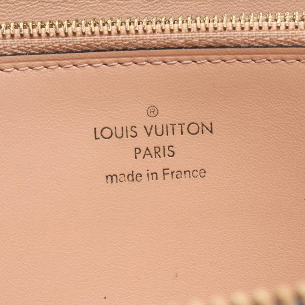 Louis Vuitton Navy Navy Blue Leather Long Wallet (Bi-Fold) (Pre-Owned)