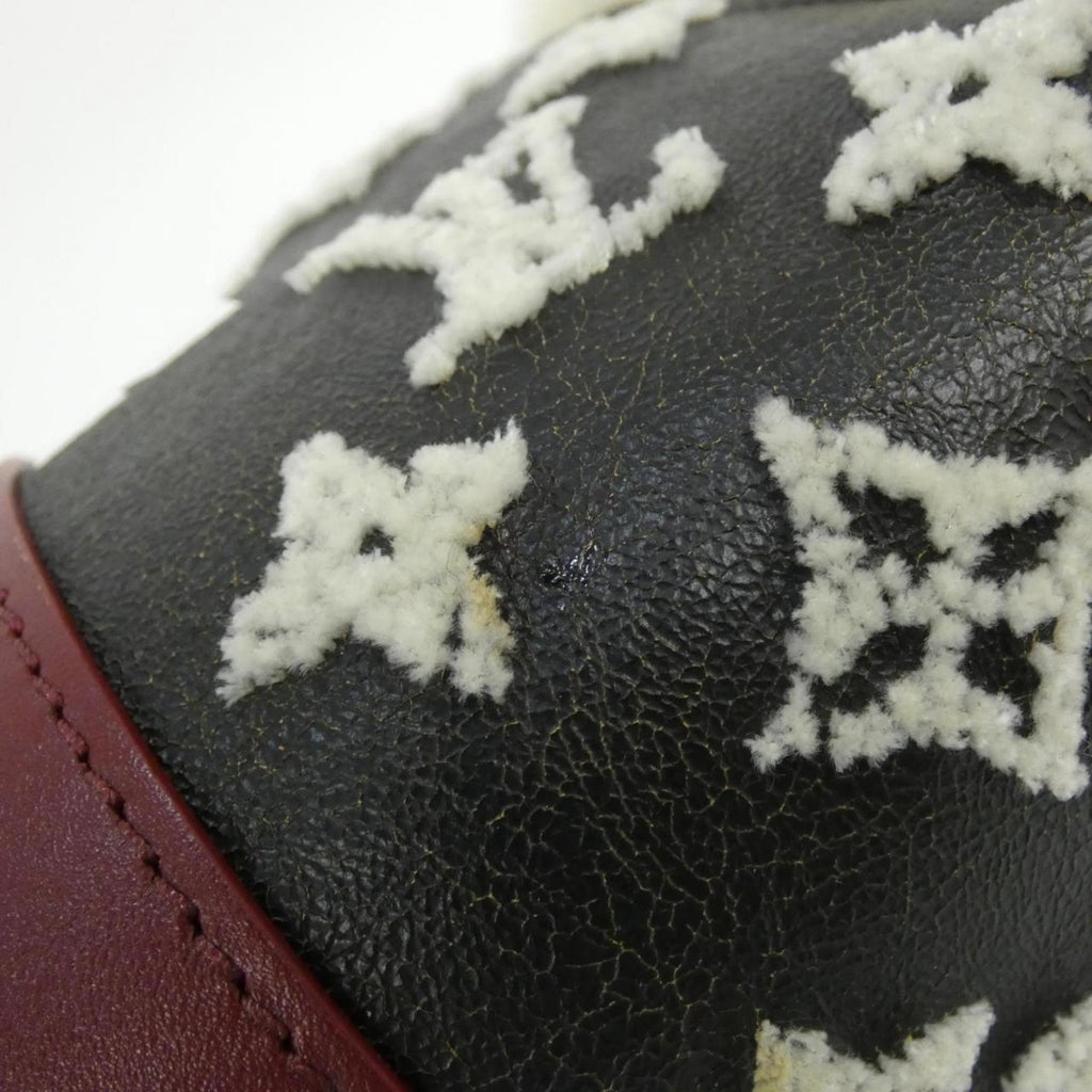 Louis Vuitton Black Ivory Rouge Leather Boston Bag (Pre-Owned)