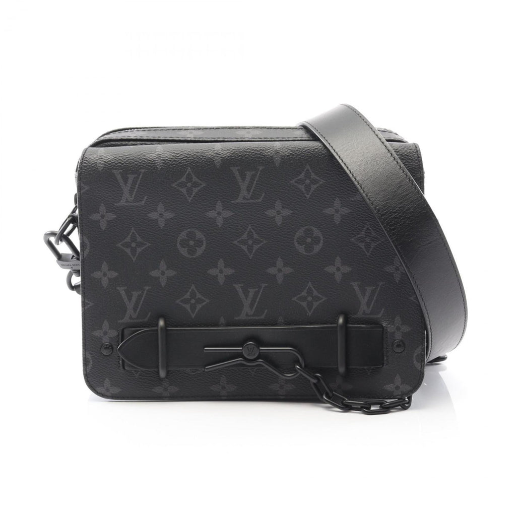 Louis Vuitton Gray Coated Canvas Monogram Eclipse Pvc Leather Shoulder Bag (Pre-Owned)