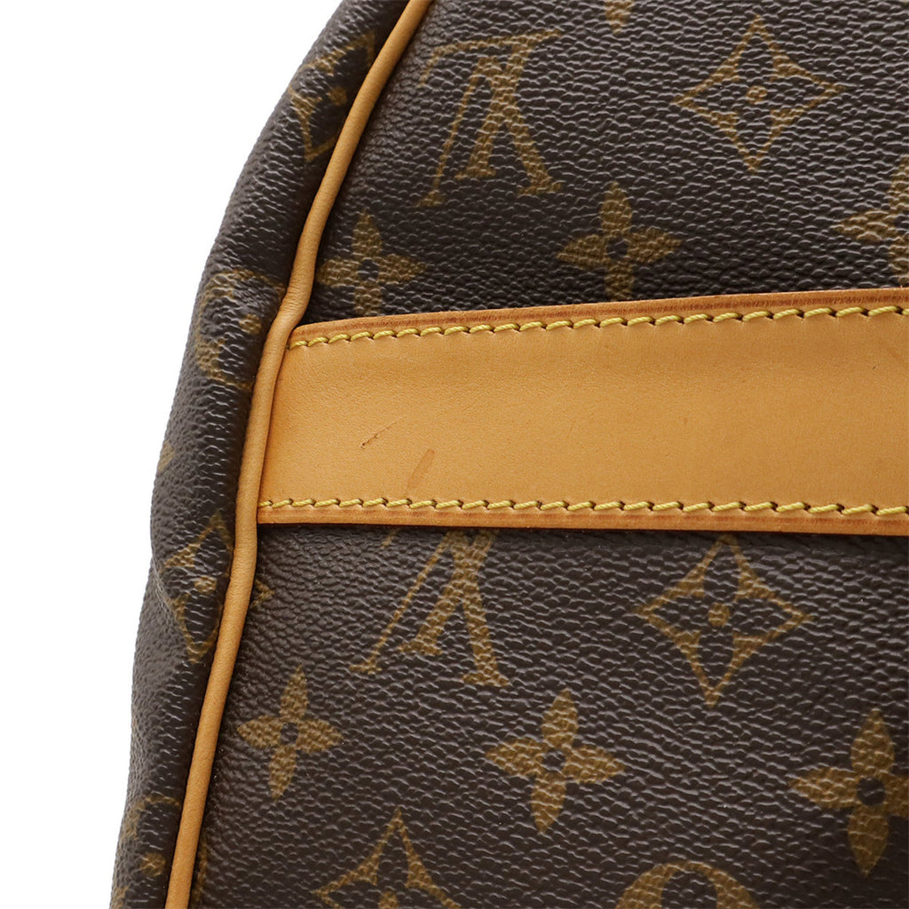 Louis Vuitton Brown Monogram Boston Bag Handbag (Pre-Owned)