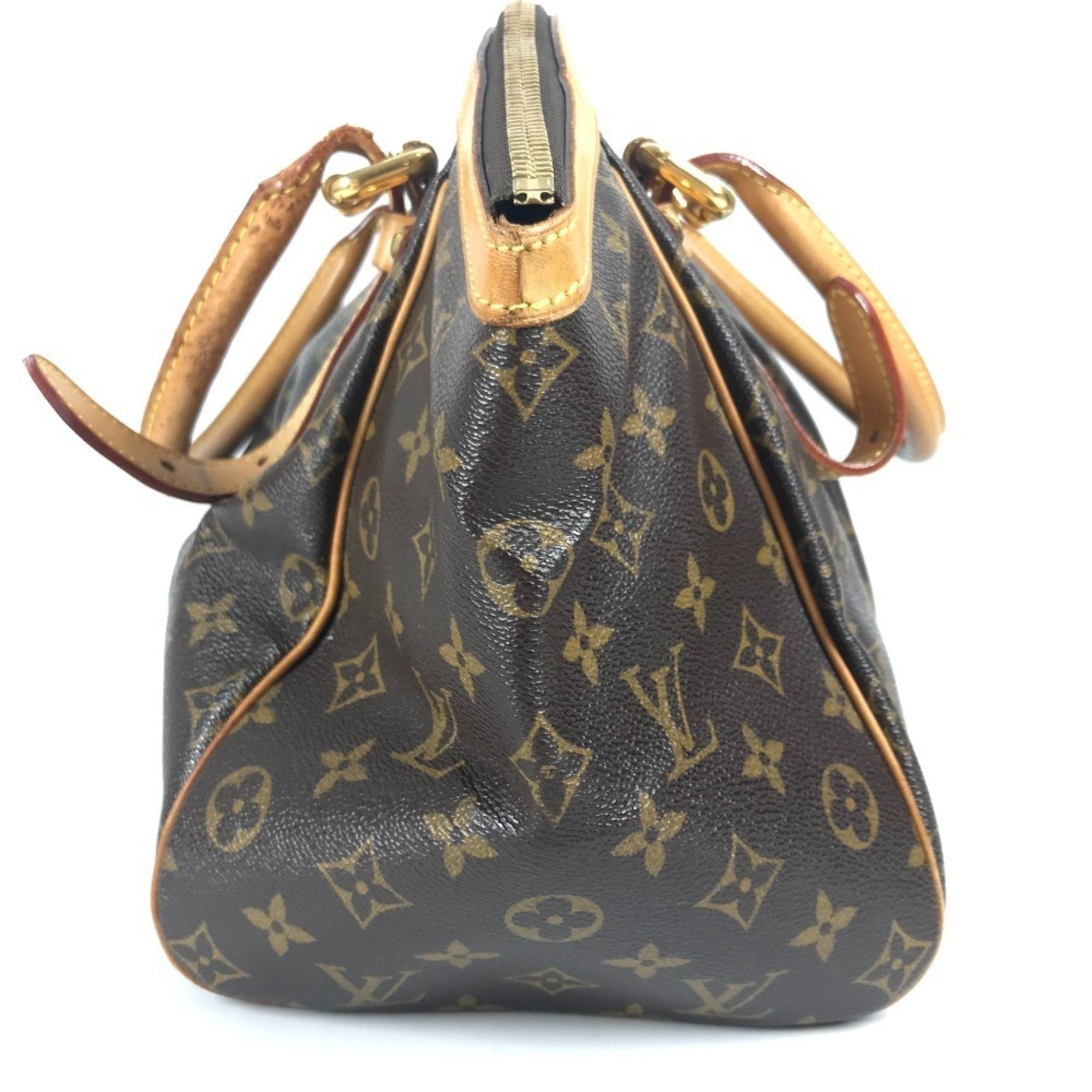 Louis Vuitton Brown Monogram Canvas Shoulder Bag Tote Bag (Pre-Owned)