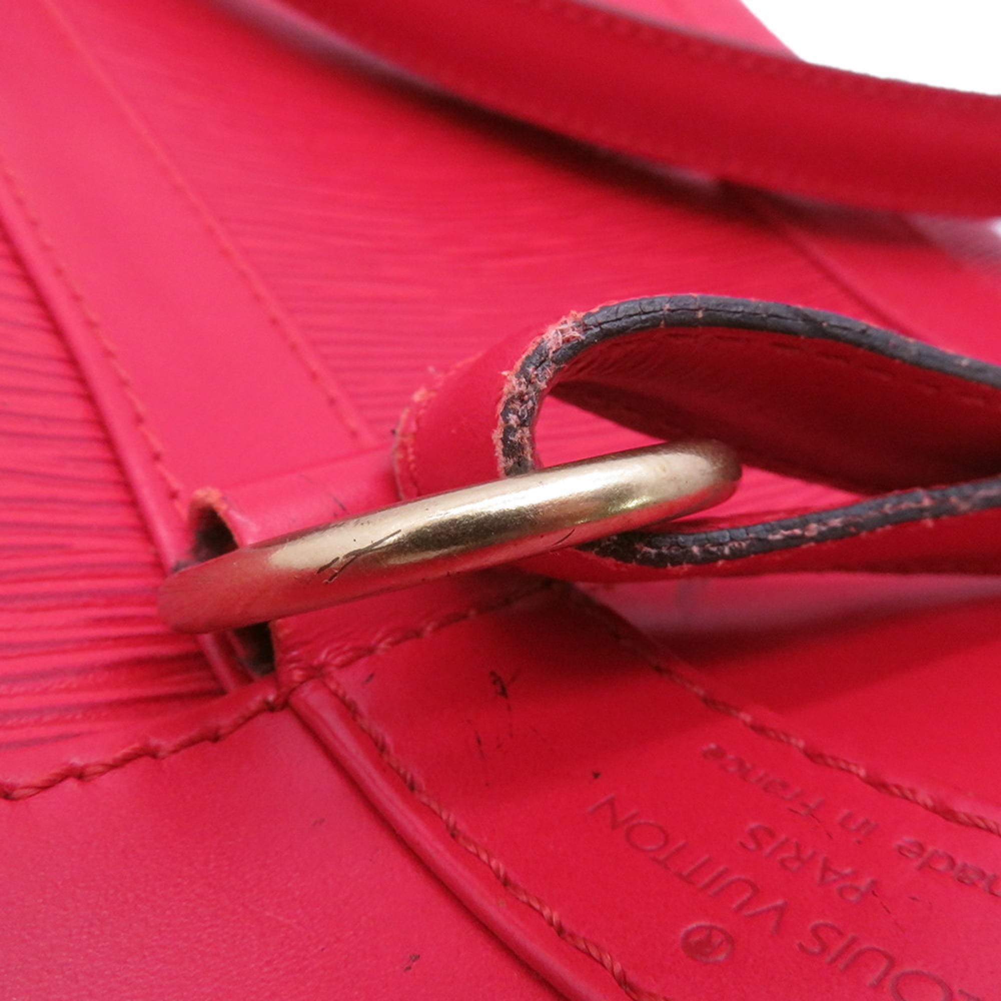 Louis Vuitton Castilian Red Epi Leather Shoulder Bag (Pre-Owned)