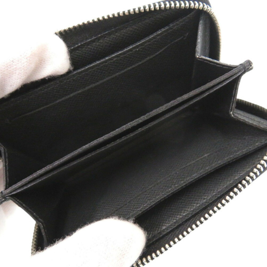 Louis Vuitton Black Taiga Leather Coin Purse/Coin Case (Pre-Owned)