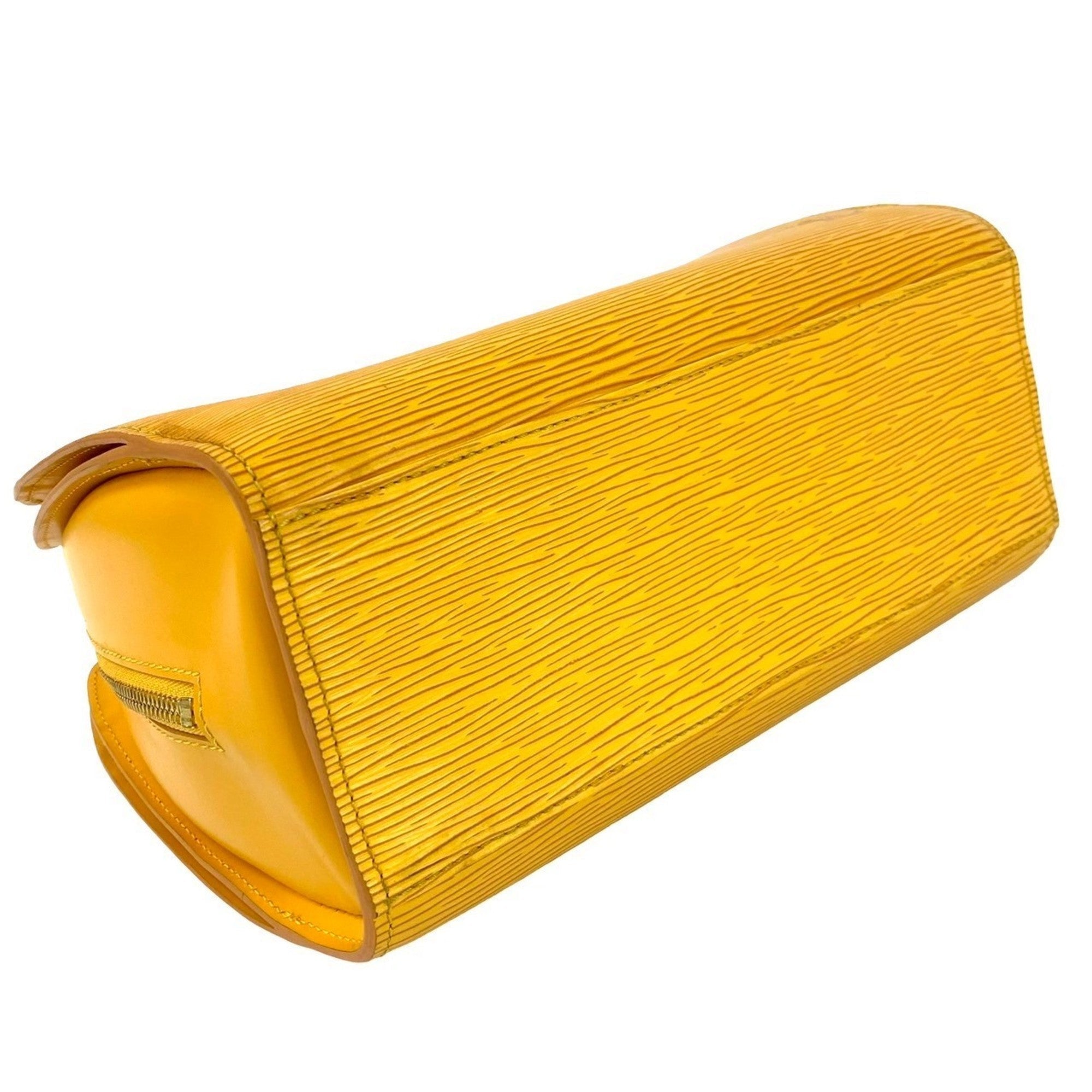 Louis Vuitton Yellow Epi Leather Handbag (Pre-Owned)