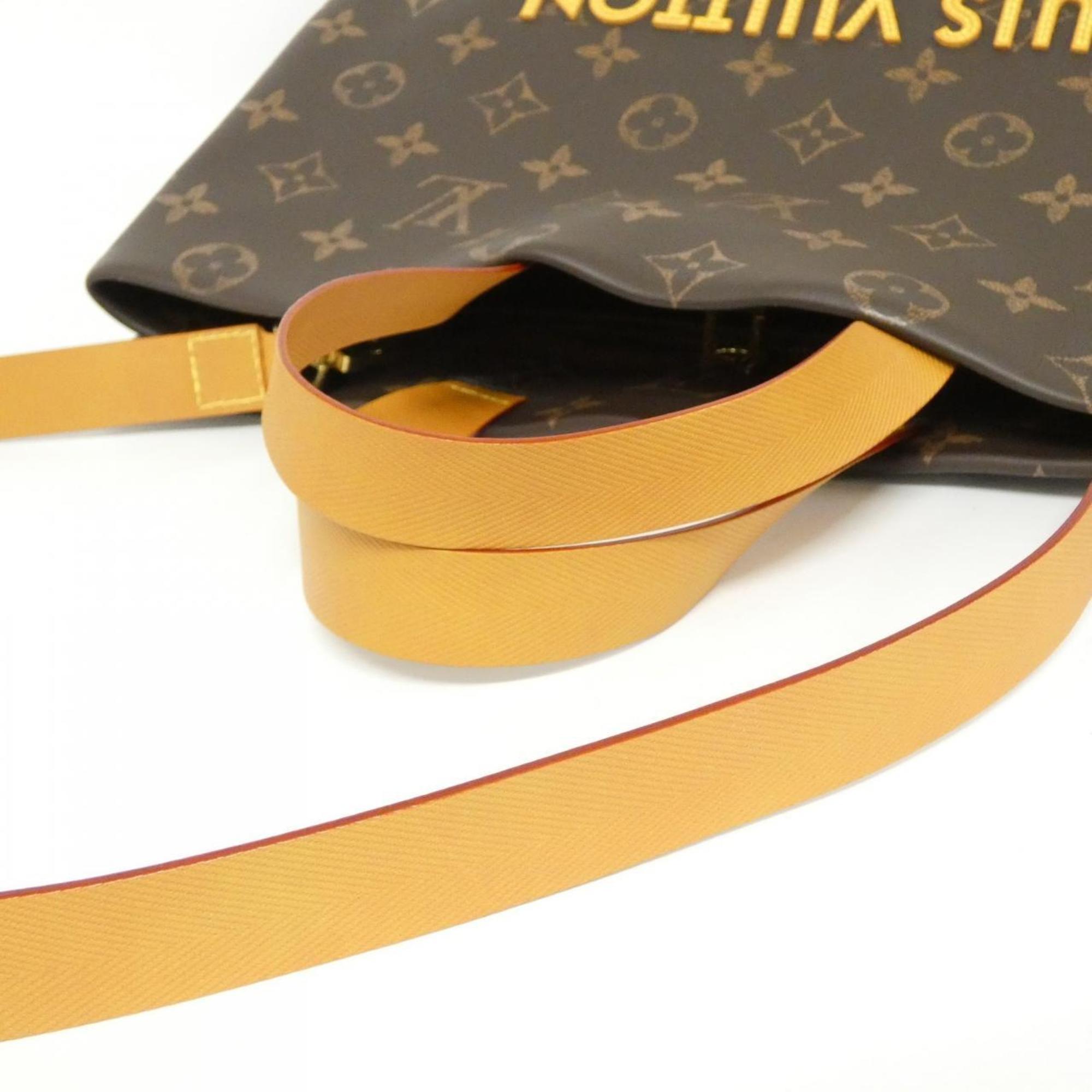 Louis Vuitton Monogram Marron Leather Handbag (Pre-Owned)