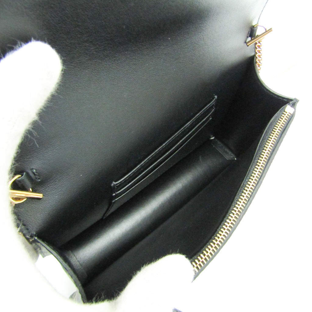 Virtus Chain Wallet La Greca Signature Coated Canvas