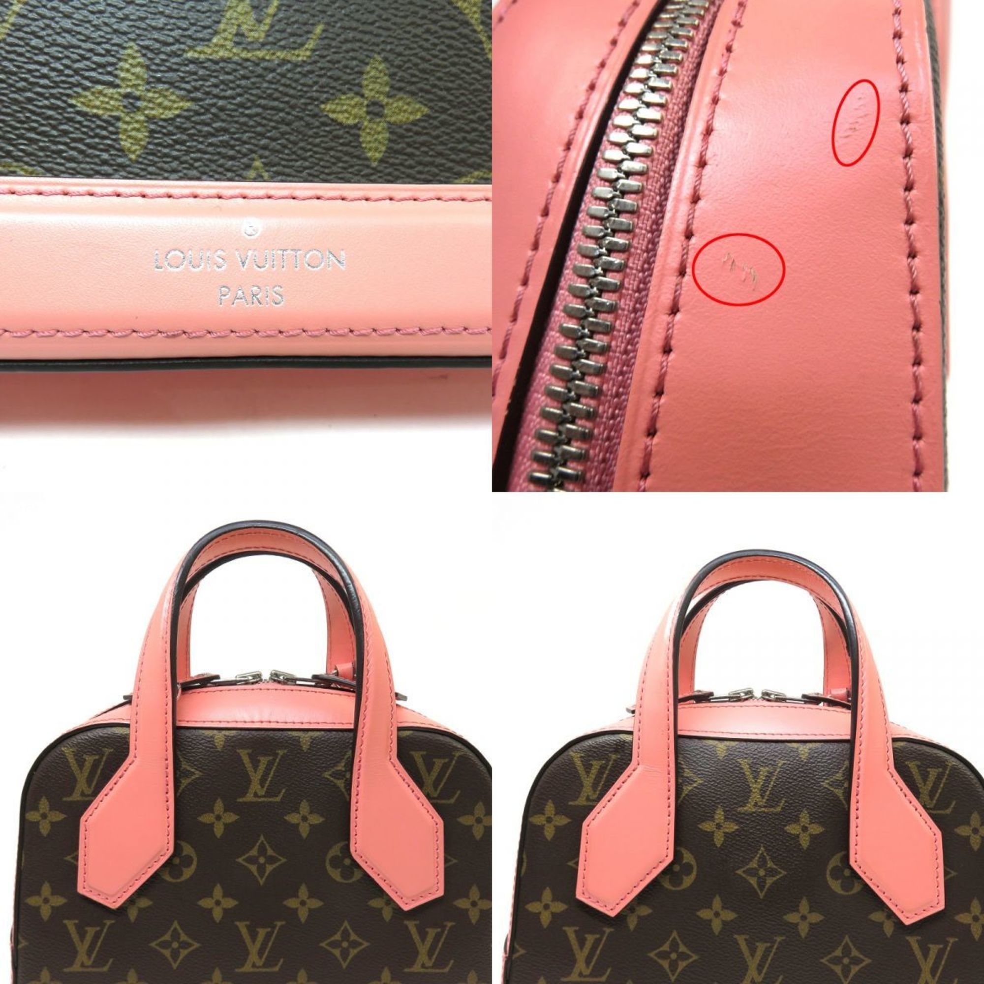 Louis Vuitton Monogram Corail Pink Monogram Handbag Shoulder Bag (Pre-Owned)