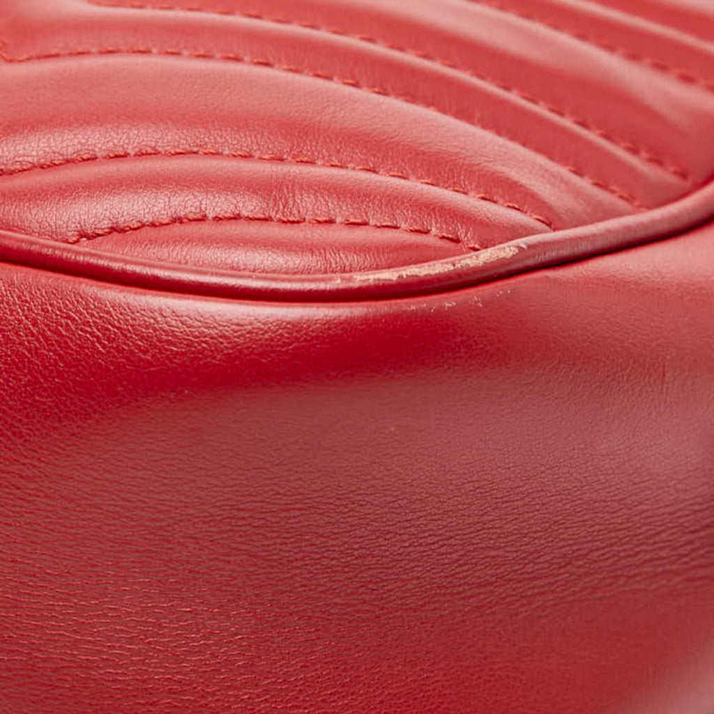 GG Marmont Shoulder Bag Matelasse Leather Small