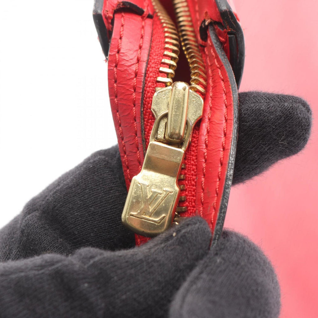 Louis Vuitton Castilian Red Red Color Epi Leather Shoulder Bag (Pre-Owned)