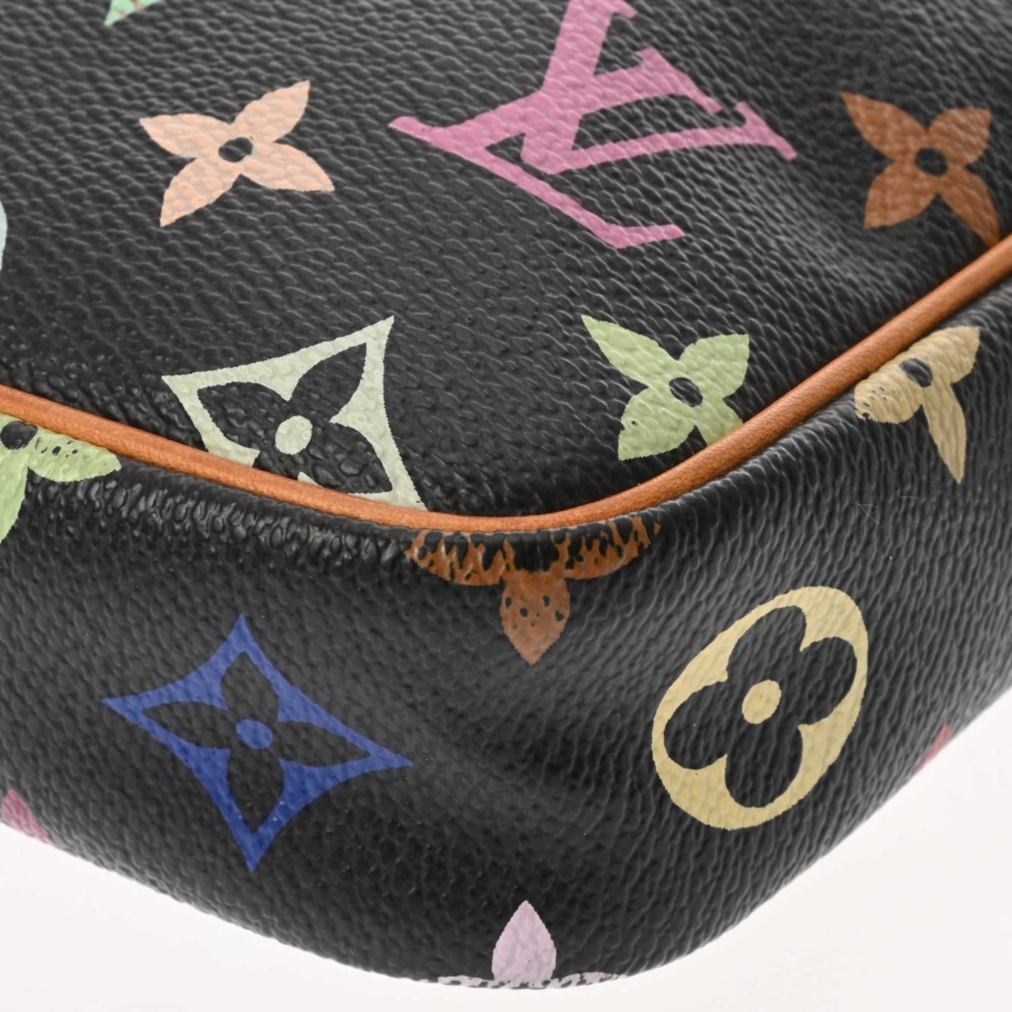 Louis Vuitton Multi-Color Noir Monogram Multicolore Shoulder Bag (Pre-Owned)