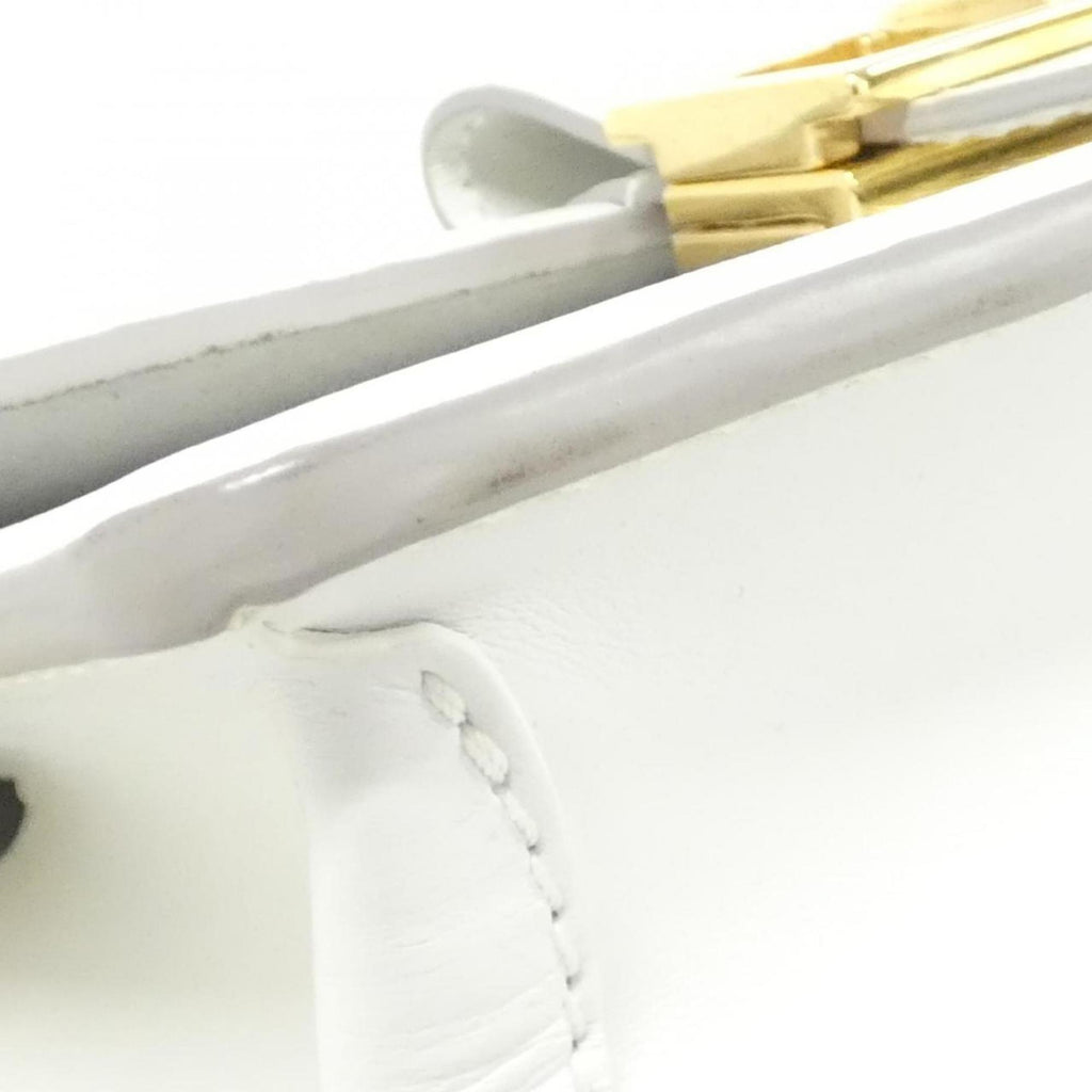 Louis Vuitton White Leather Shoulder Bag (Pre-Owned)