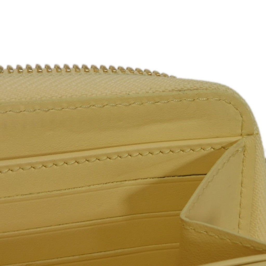 Louis Vuitton Monogram Jaune Yellow Leather Coin Purse/Coin Case (Pre-Owned)