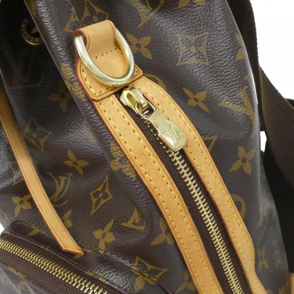 Louis Vuitton Monogram Marron Coated Canvas Backpack (Pre-Owned)