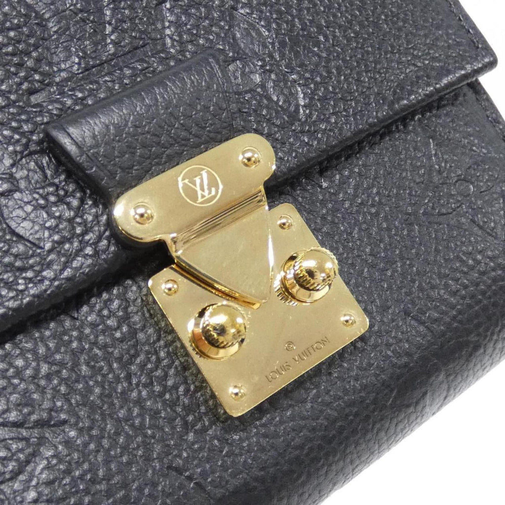 Louis Vuitton Black Monogram Empreinte Wallet (Tri-Fold) (Pre-Owned)