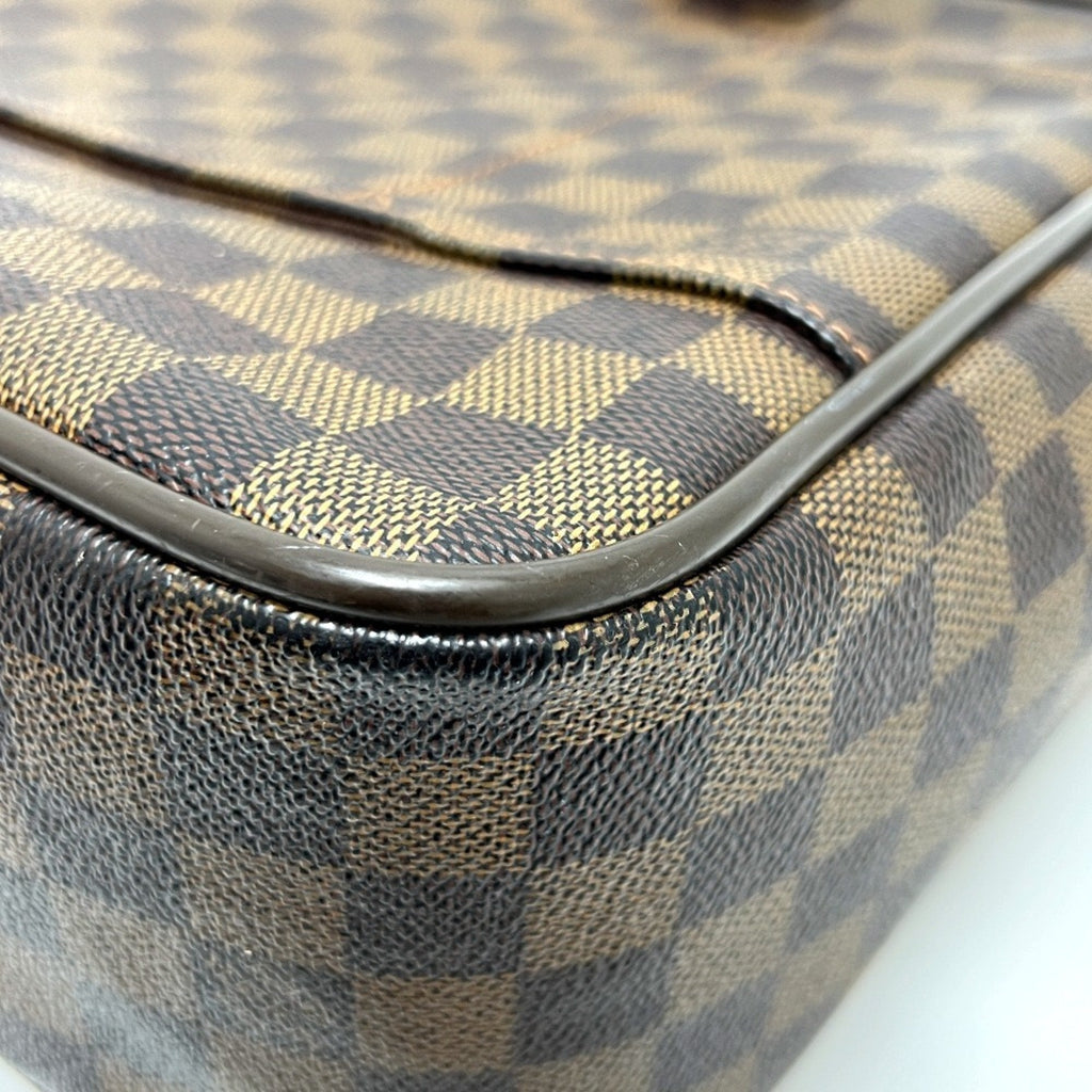 Louis Vuitton Brown Damier Canvas Ebene Damier Canvas Briefcase Handbag (Pre-Owned)
