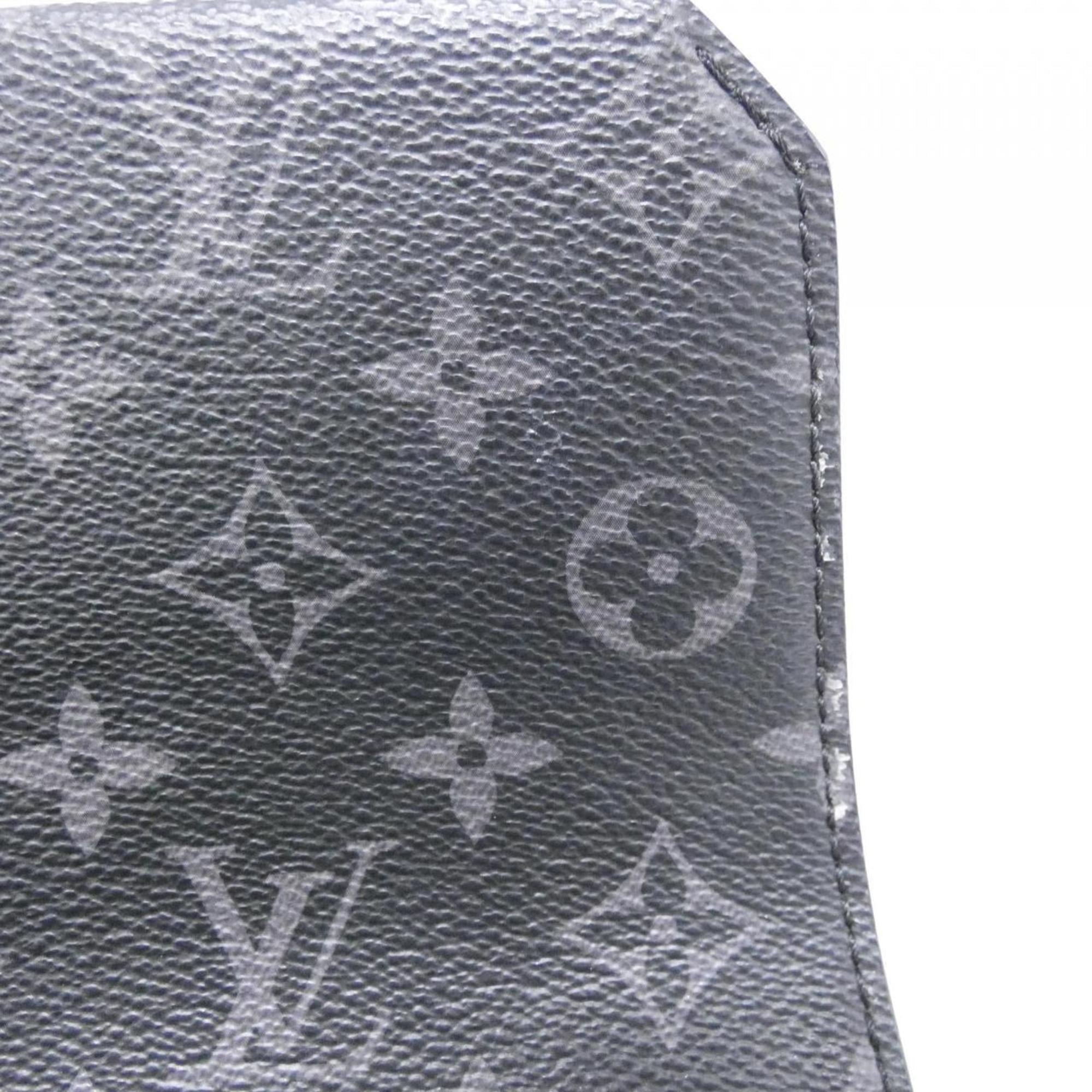 Louis Vuitton Black Coated Canvas Shoulder Bag (Pre-Owned)