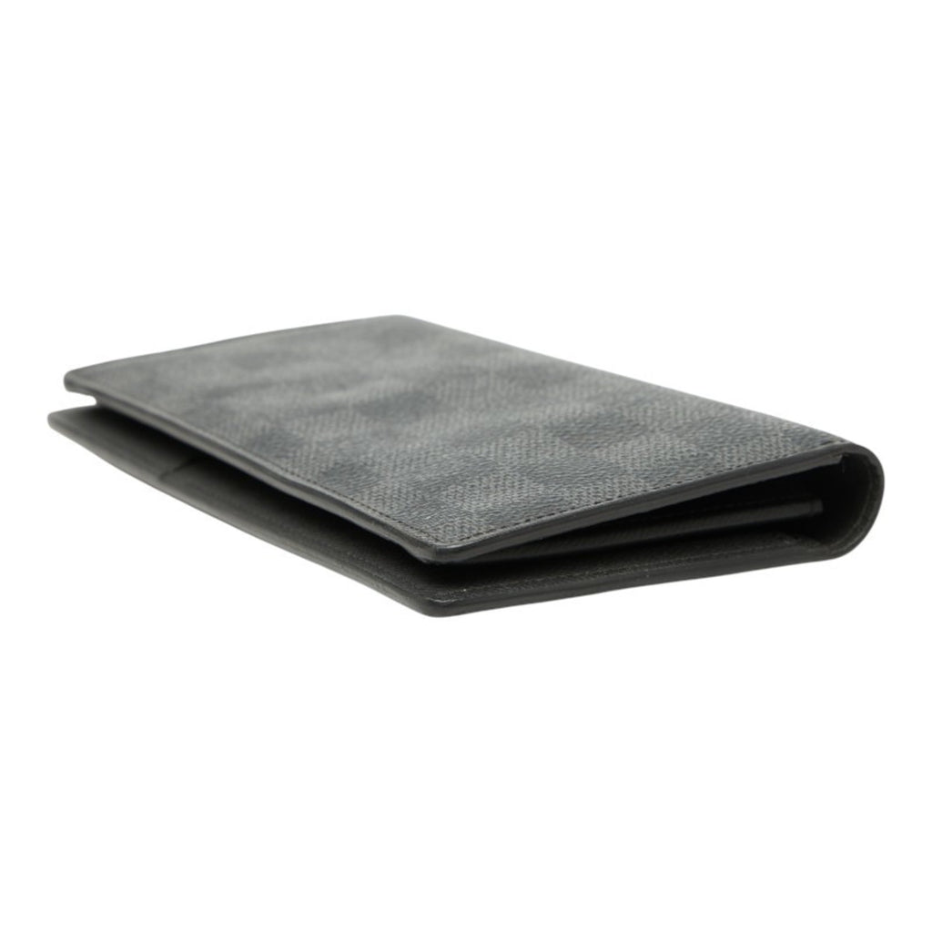Louis Vuitton Damier Graphite Black Gray Damier Graphite Long Wallet (Bi-Fold) (Pre-Owned)