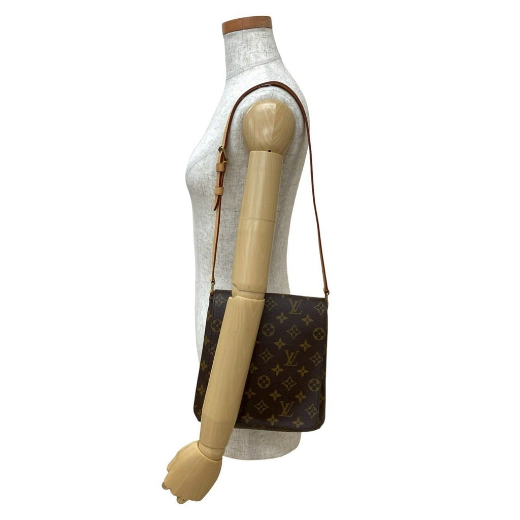 Louis Vuitton Brown Leather Pvc Shoulder Bag (Pre-Owned)