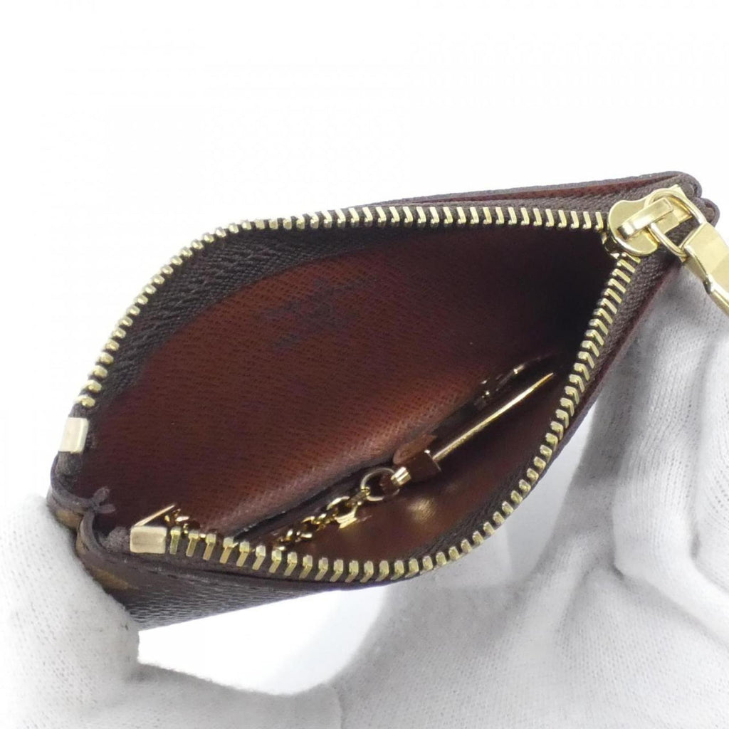 Louis Vuitton Marron Coated Canvas Coin Purse/Coin Case (Pre-Owned)