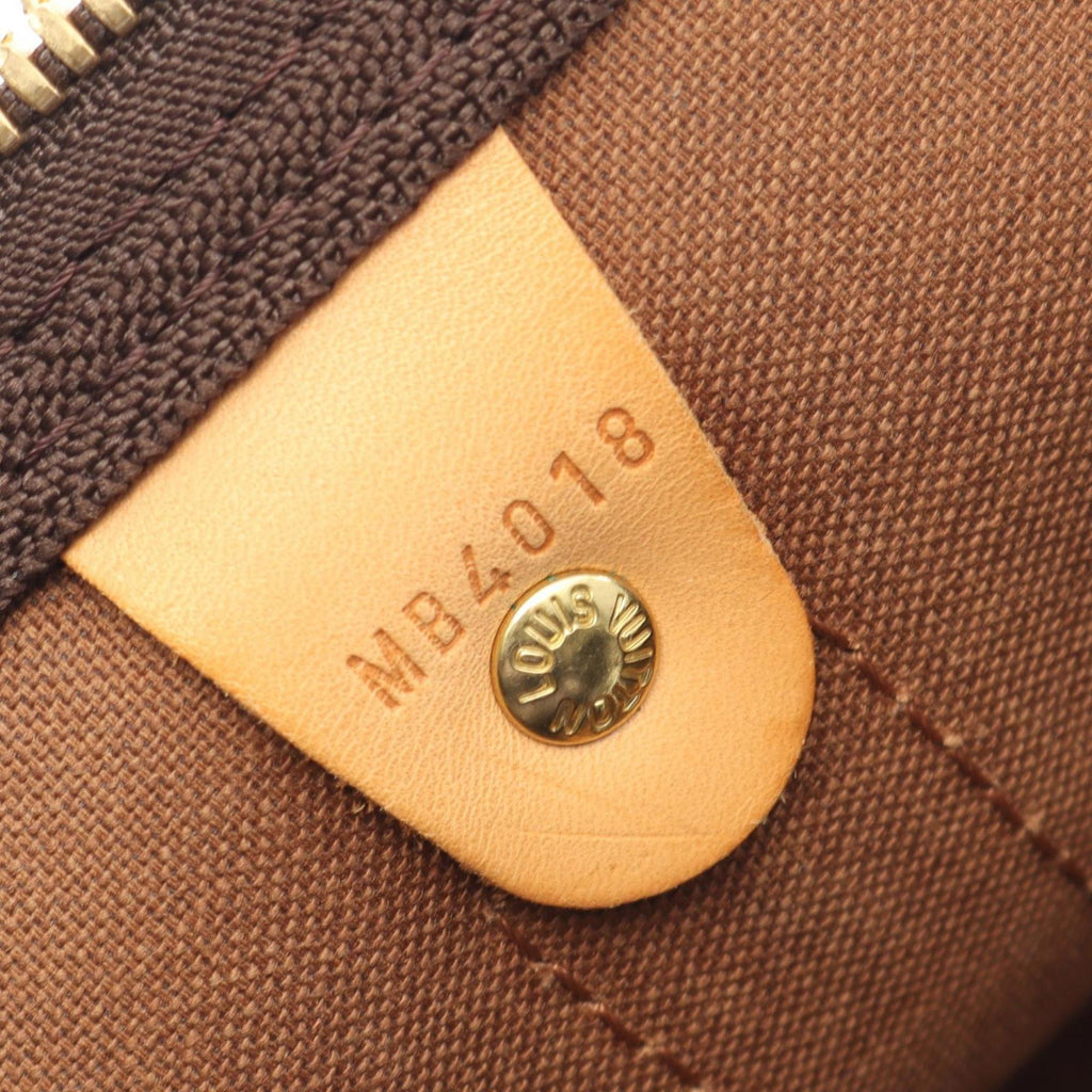 Louis Vuitton Brown Monogram Coated Canvas Boston Bag (Pre-Owned)