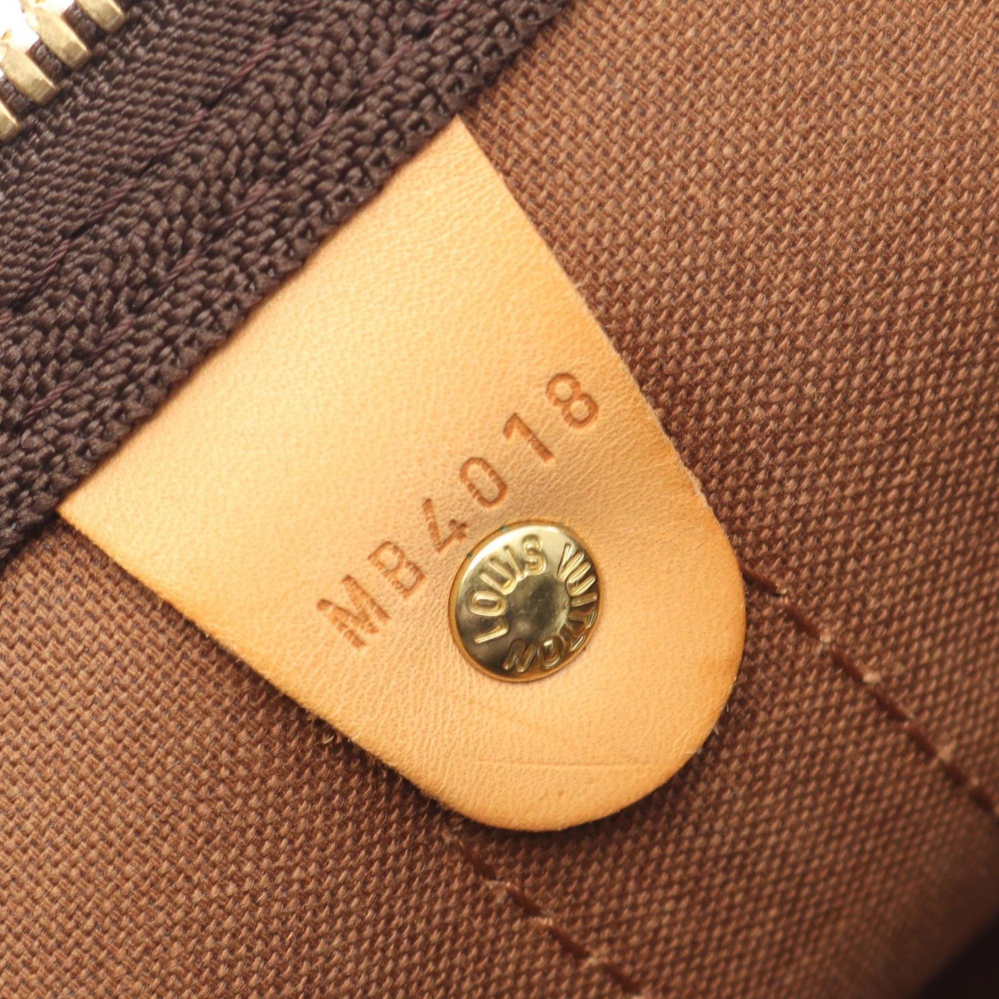 Louis Vuitton Brown Monogram Coated Canvas Boston Bag (Pre-Owned)