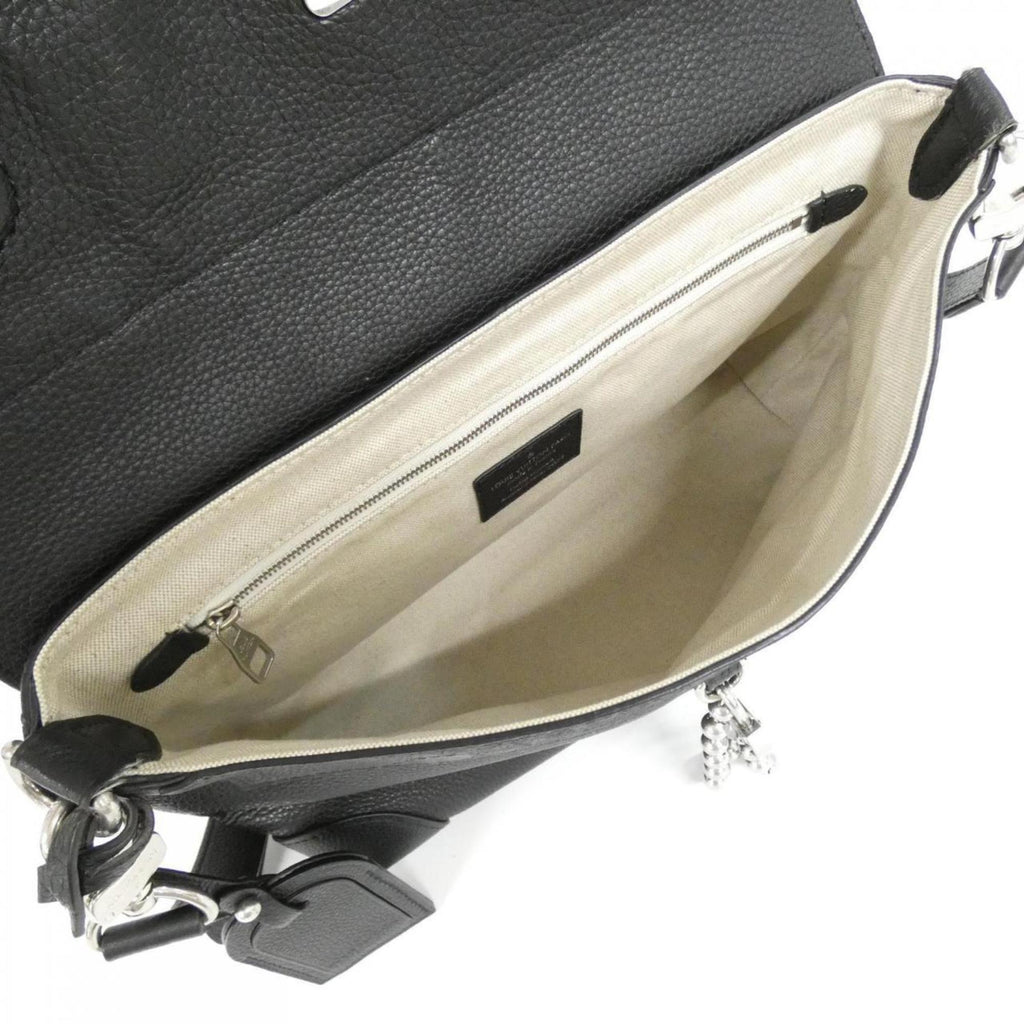Louis Vuitton Black Leather Shoulder Bag (Pre-Owned)