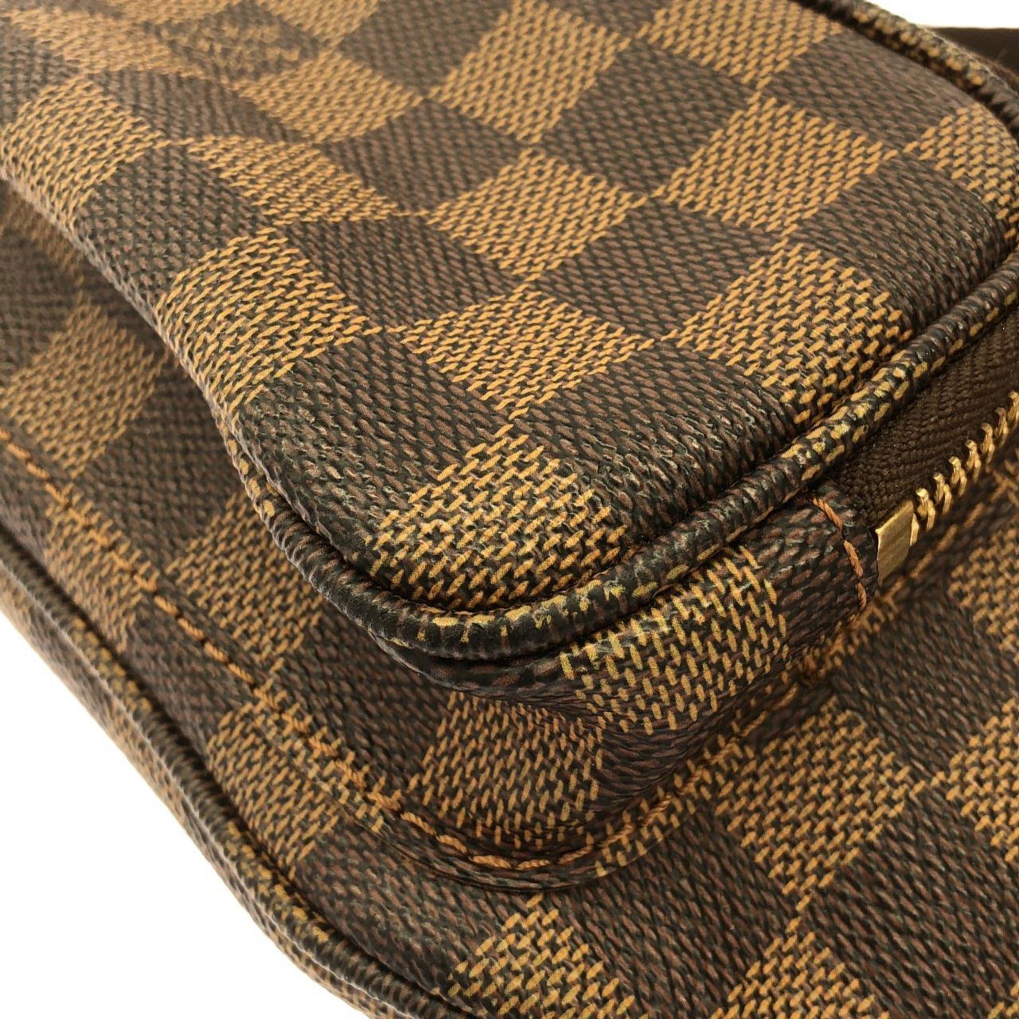 Louis Vuitton Ebene Coated Canvas Shoulder Bag (Pre-Owned)