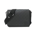 Louis Vuitton Black Leather Shoulder Bag (Pre-Owned)