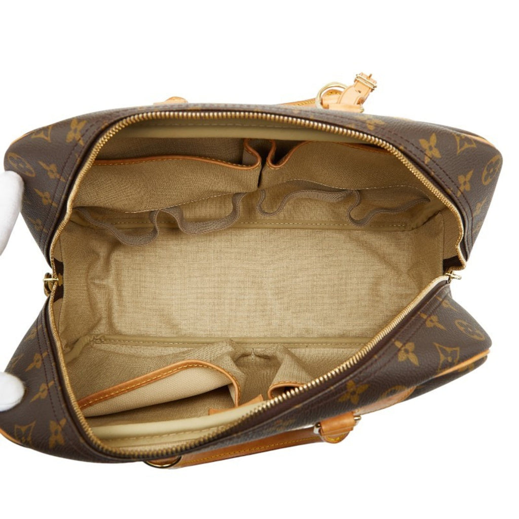 Louis Vuitton Brown Pvc Leather Handbag (Pre-Owned)