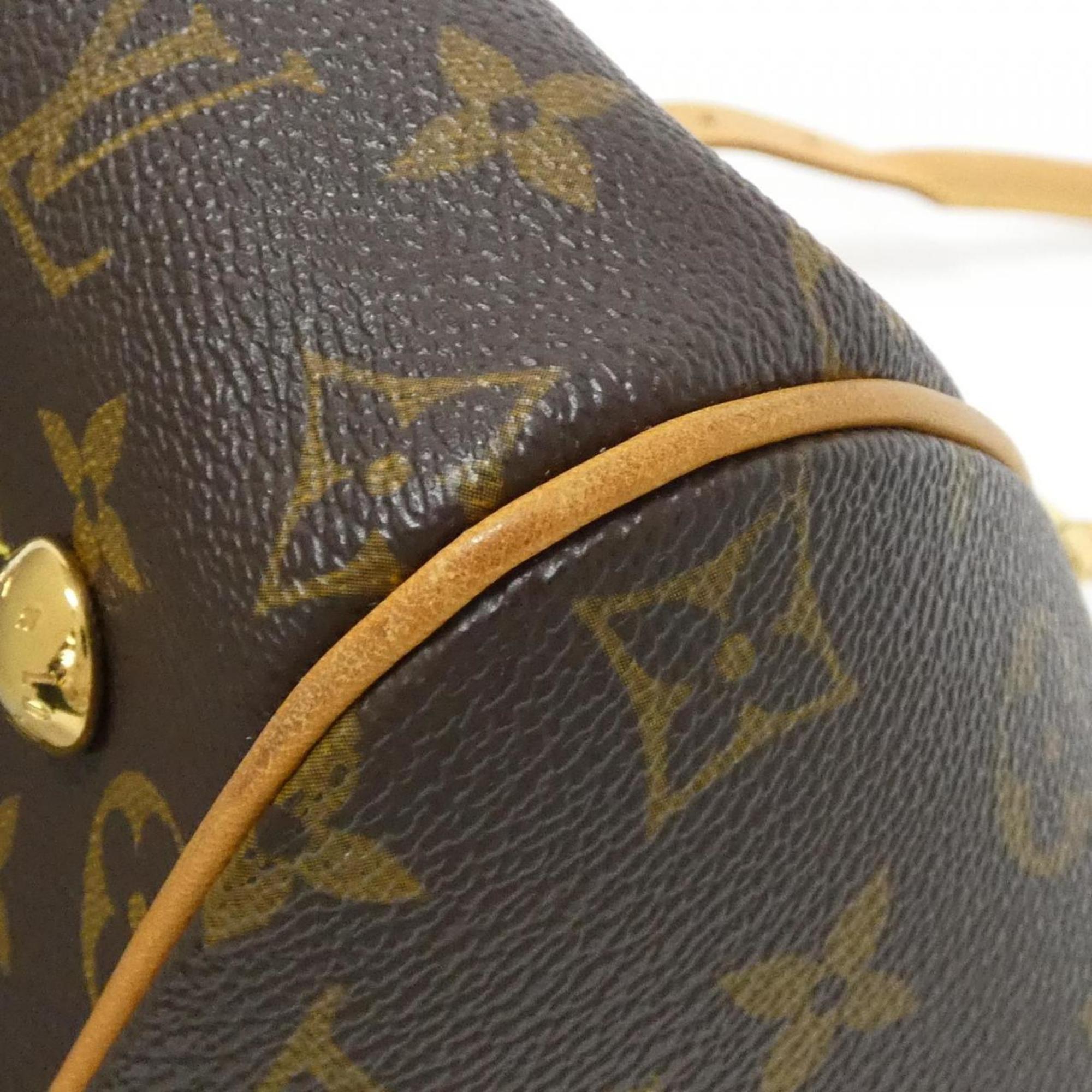 Louis Vuitton Brown Coated Canvas Shoulder Bag (Pre-Owned)