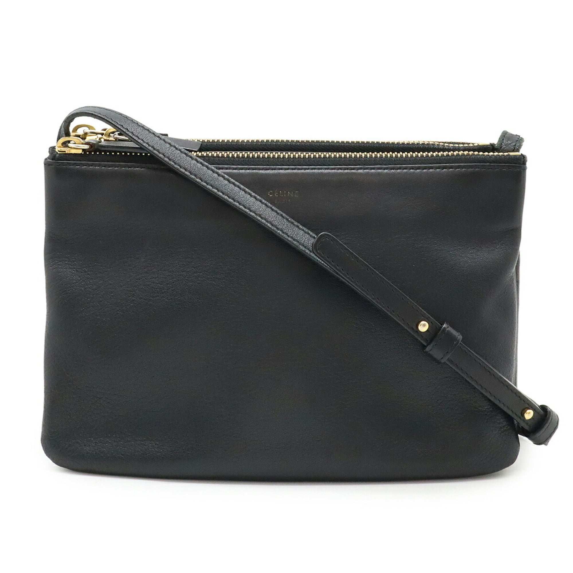 Trio Crossbody Bag Leather Small