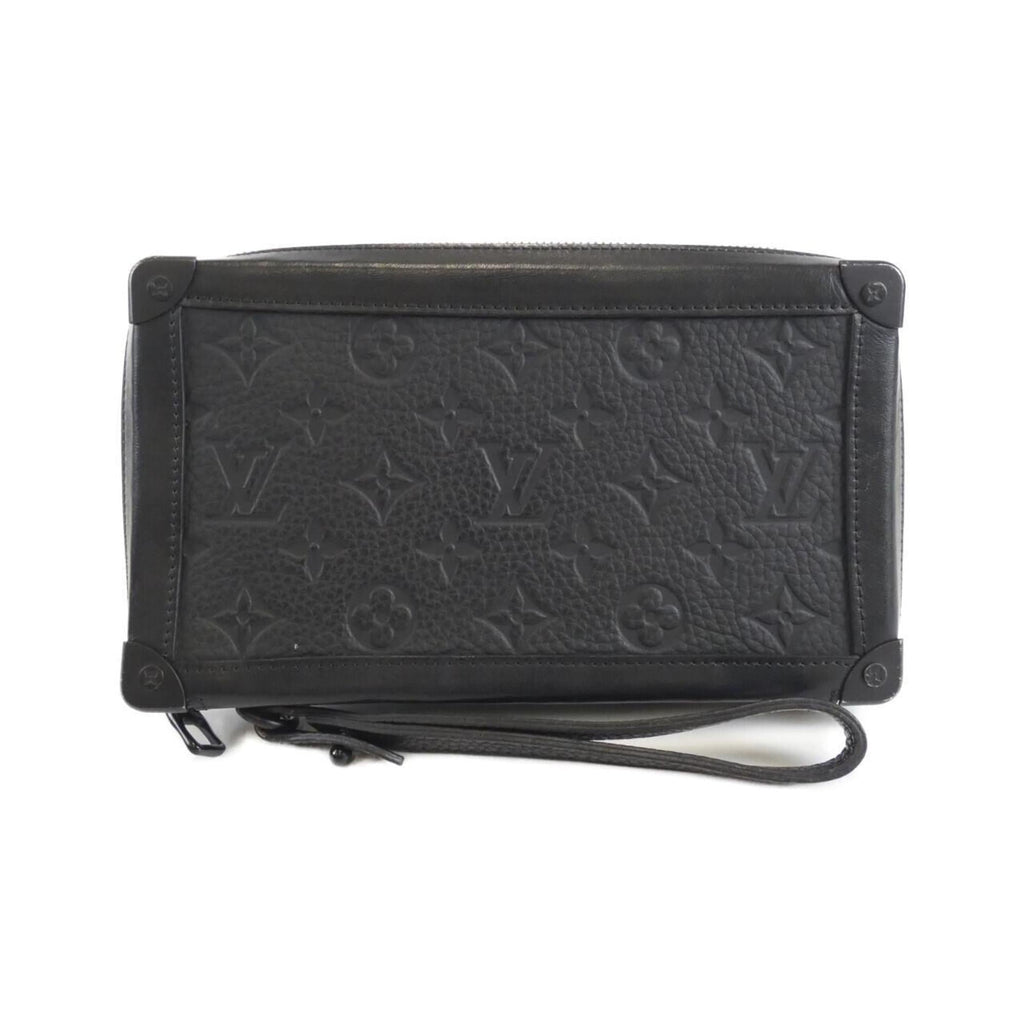 Louis Vuitton Black Leather Handbag (Pre-Owned)