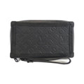 Louis Vuitton Black Leather Handbag (Pre-Owned)
