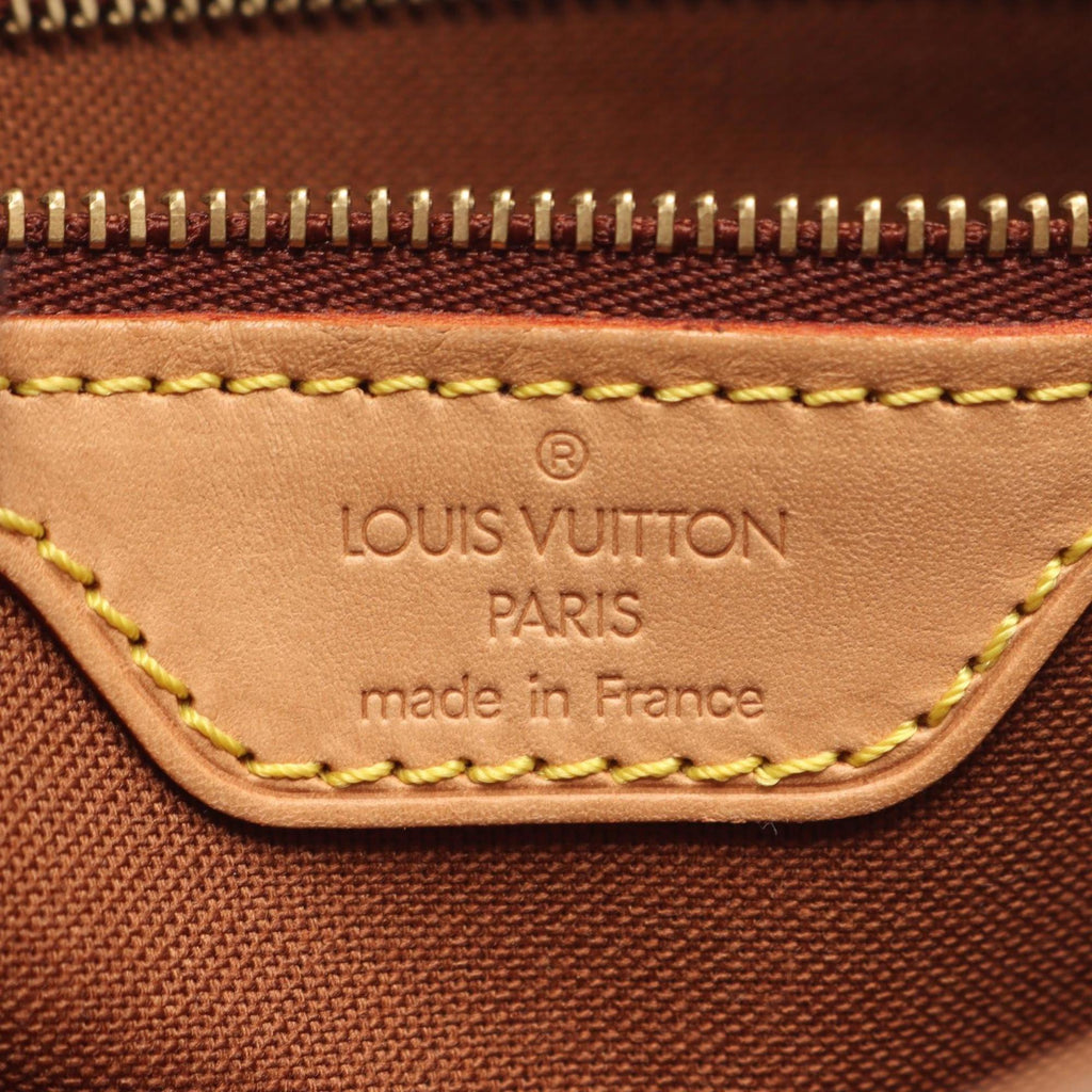 Louis Vuitton Brown Coated Canvas Pvc Monogram Leather Handbag (Pre-Owned)