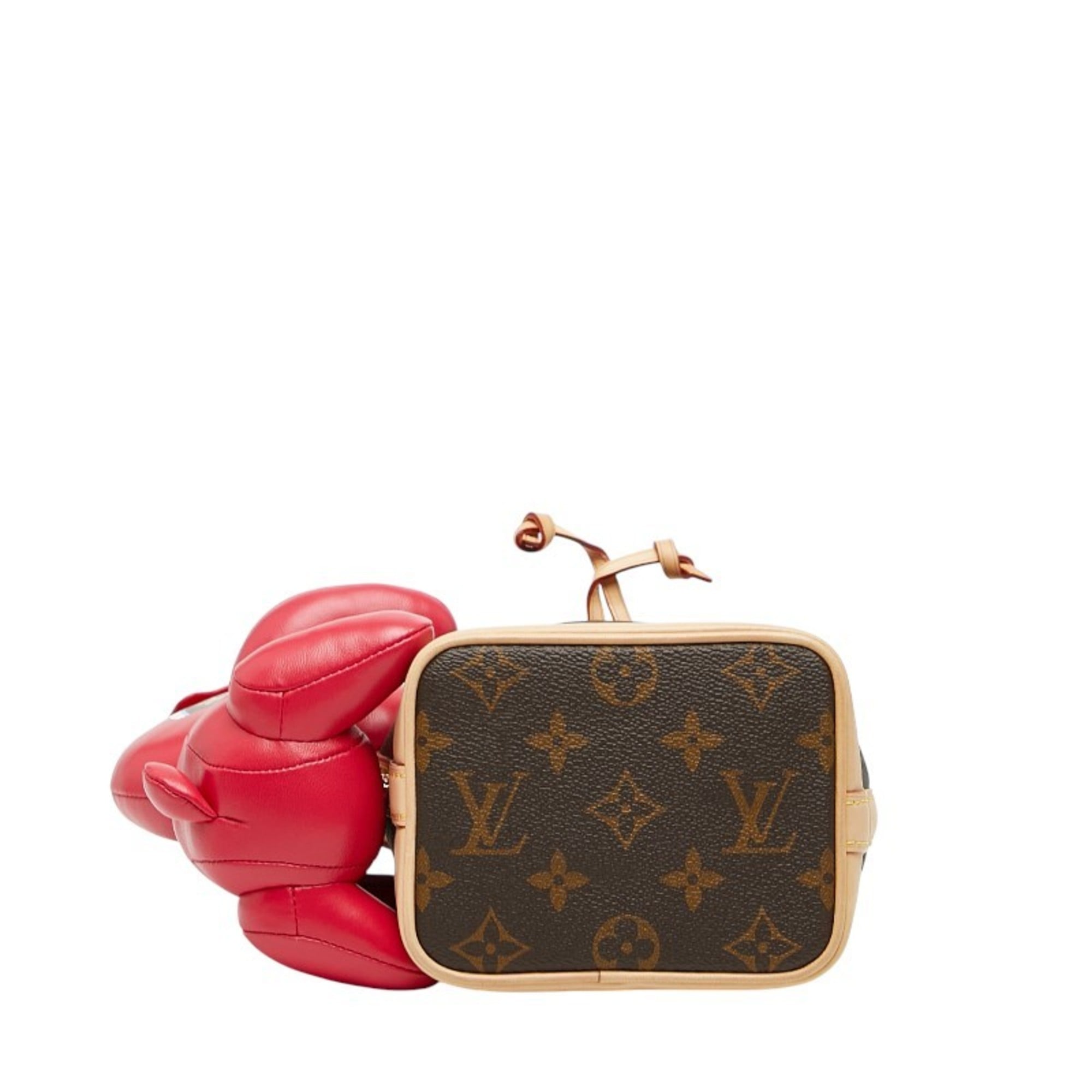 Louis Vuitton Brown Pink Pvc Leather Handbag Shoulder Bag (Pre-Owned)