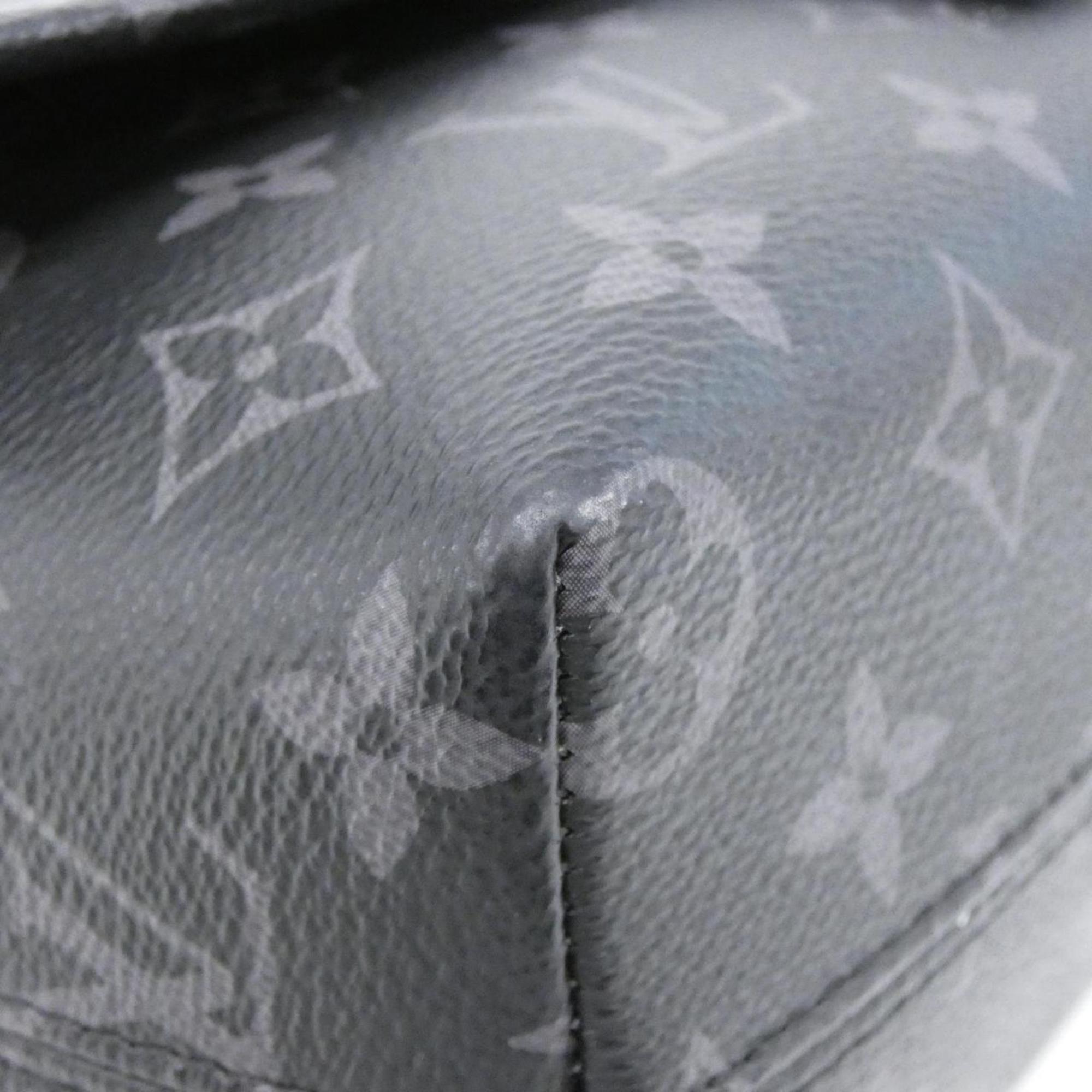 Louis Vuitton Black Coated Canvas Shoulder Bag (Pre-Owned)