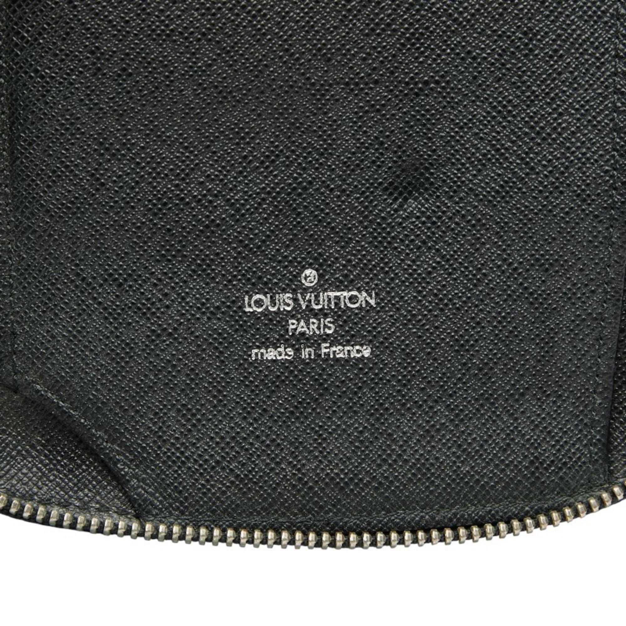 Louis Vuitton Ardoise Black Leather Pouch (Pre-Owned)