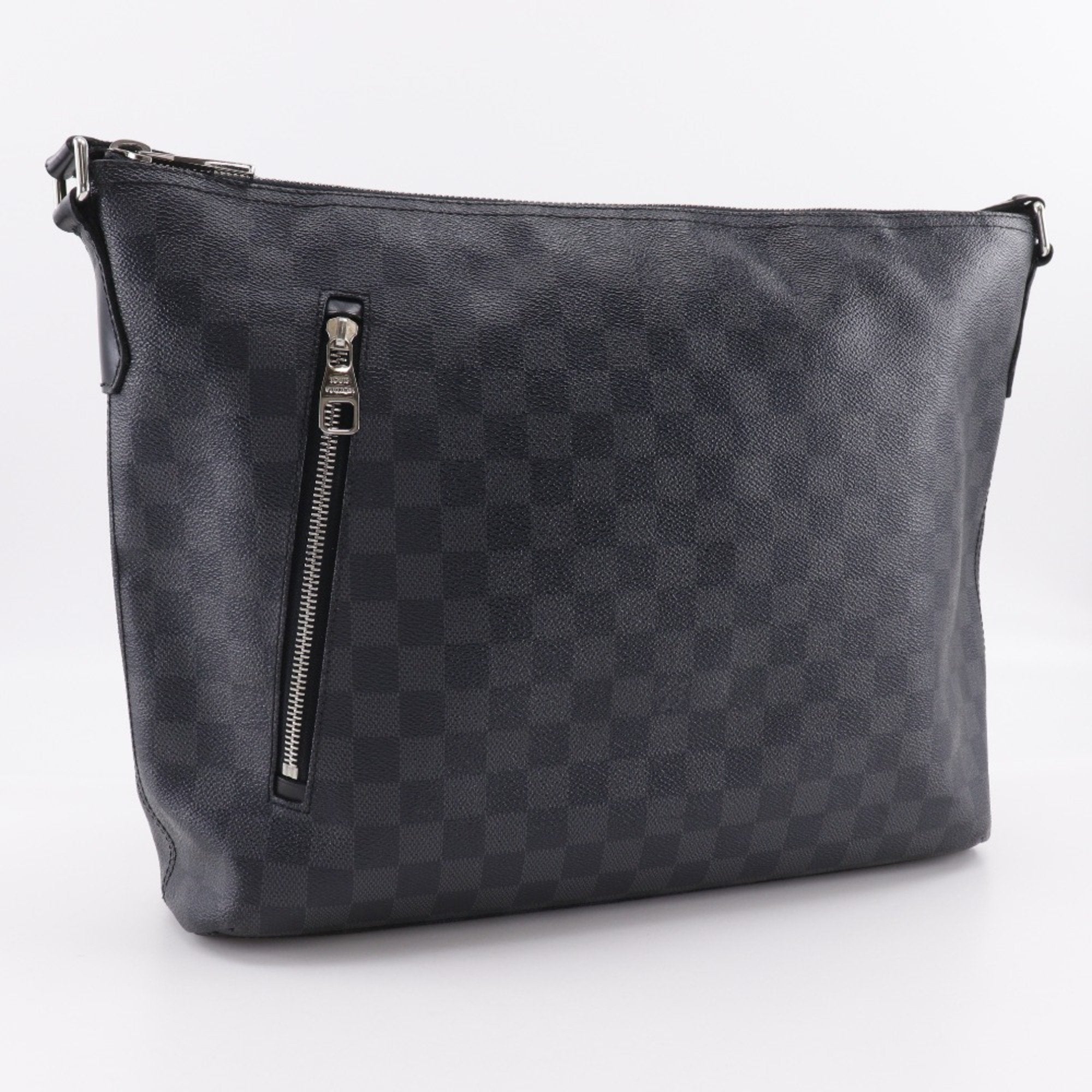 Louis Vuitton Black Damier Graphite Canvas Shoulder Bag (Pre-Owned)