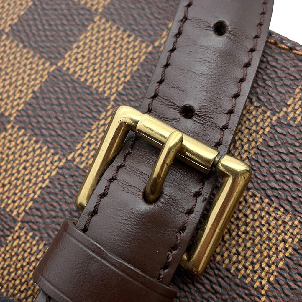 Louis Vuitton Damier Damier Canvas Ebene Red Color Shoulder Bag Tote Bag (Pre-Owned)
