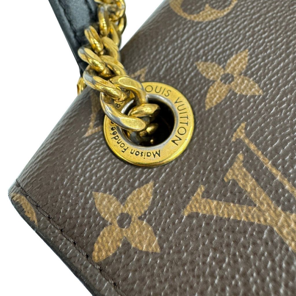 Louis Vuitton Monogram Black Brown Monogram Leather Shoulder Bag (Pre-Owned)