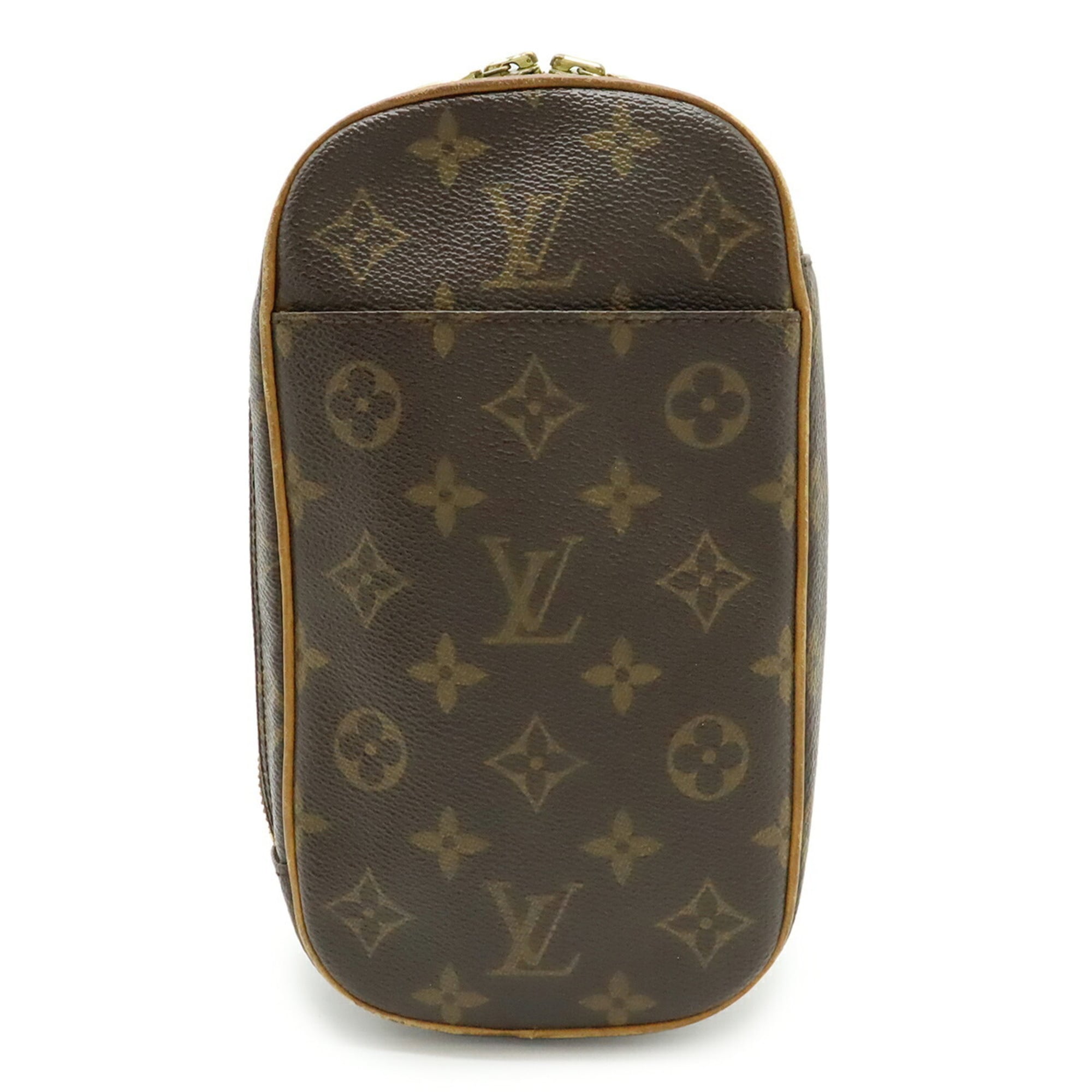 Louis Vuitton Black Brown Monogram Monogram Pochette (Pre-Owned)