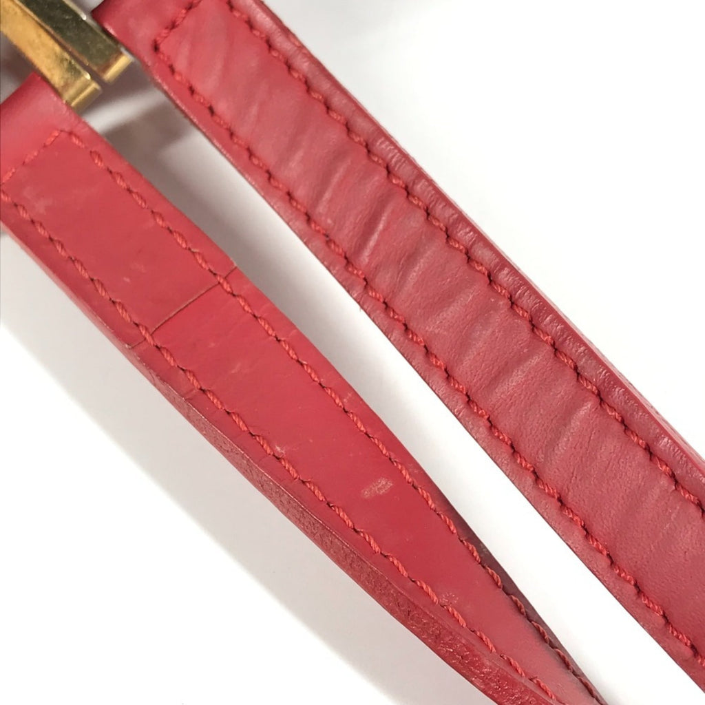 Louis Vuitton Red Color Epi Leather Shoulder Bag (Pre-Owned)