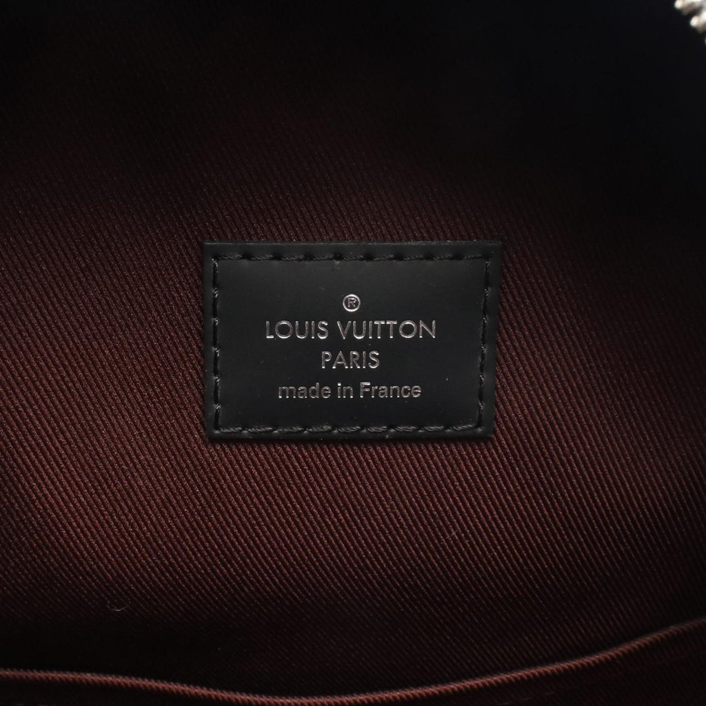 Louis Vuitton Black Brown Monogram Macassar Coated Canvas Leather Backpack (Pre-Owned)