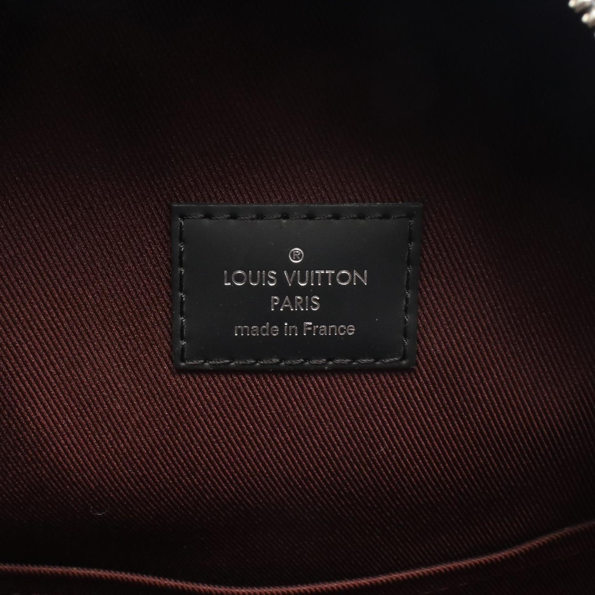 Louis Vuitton Black Brown Monogram Macassar Coated Canvas Leather Backpack (Pre-Owned)