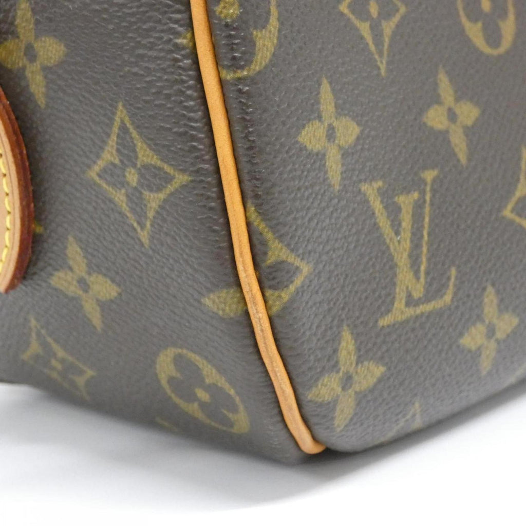 Louis Vuitton Marron Coated Canvas Shoulder Bag (Pre-Owned)