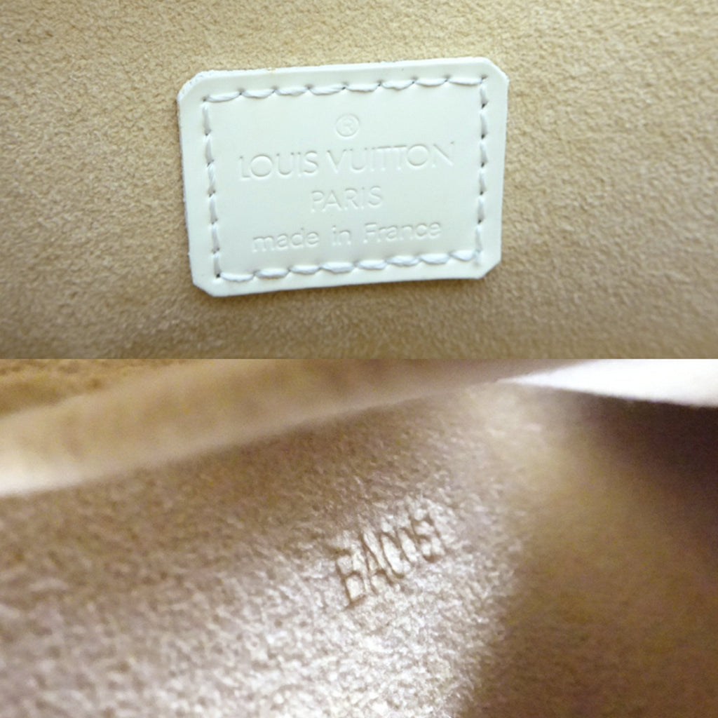 Louis Vuitton Beige White Handbag (Pre-Owned)